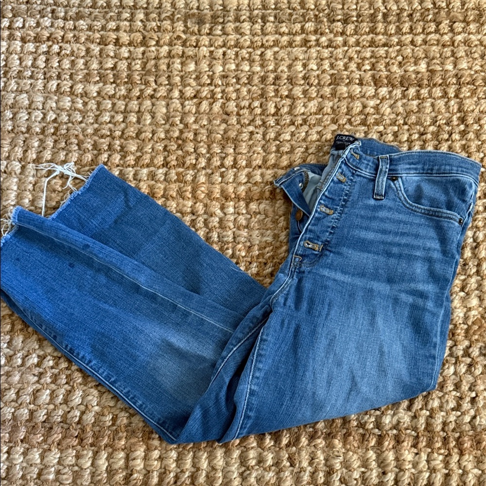 J. Crew Classic Blue Denim Straight Leg Jeans